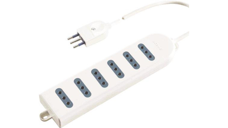 PRESA SESTUPLA 10A 2P+T V