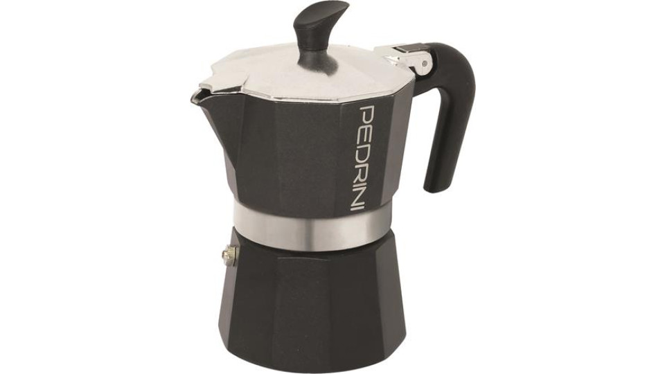 CAFFETTIERA DOSE 3 TAZZE AROMA ANTRACITE IN ALLUMINIO