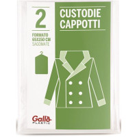 CONFEZIONE 2 CUSTODIE CAPPOTTI 65X150CM