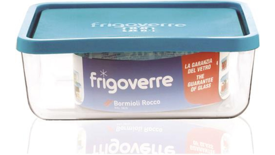 Conteniotre Frigoverre rettangolare cm. 21x13 con coperchio BORMIOLI