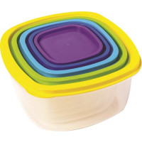 SET 3 CONTENITORI RAIMBOW