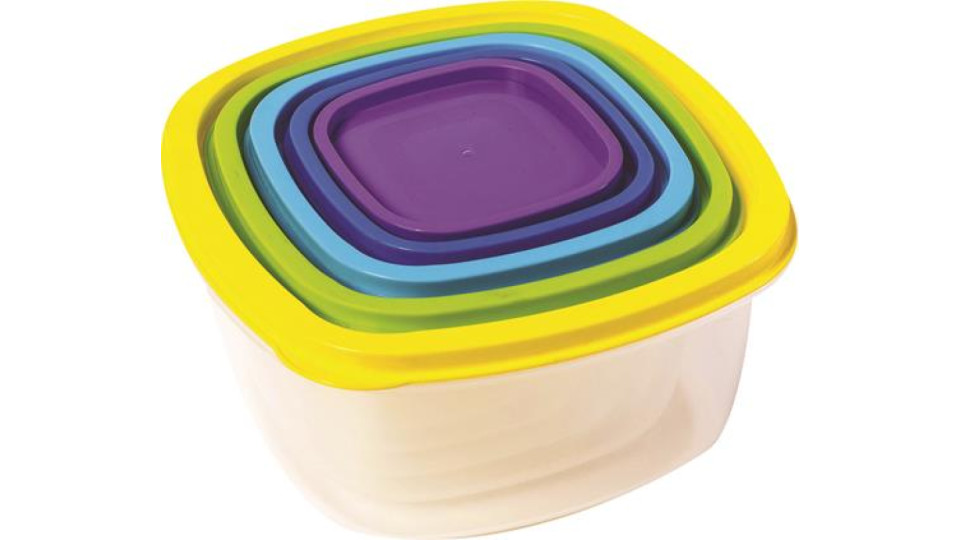 SET 3 CONTENITORI RAIMBOW