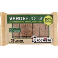 ACCENDIFUOCO ECOLOGICO FSC 28 CUBETTI
