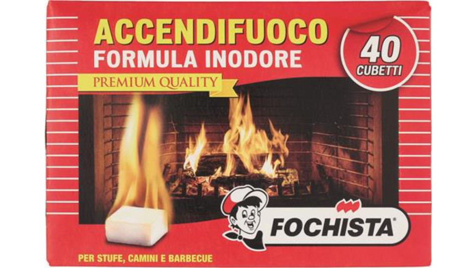 ACCENDIFUOCO PREMIUM QUALITY INODORE 40 CUBETTI