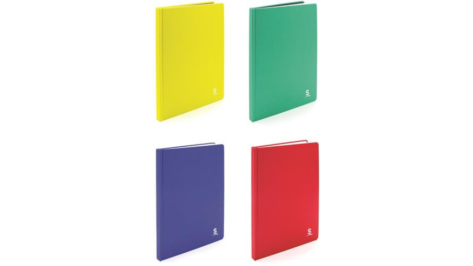 QUADERNO CARTONATO 4MM 120FF COL.FLUO