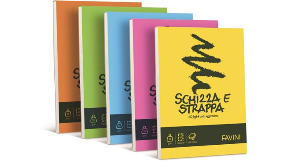 BLOCCO SCHIZZA E STRAPPA F.150 A5