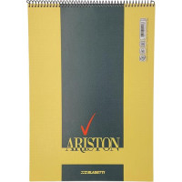 BLOCCO ARISTON A4 SPIRALATO A QUADRI, RIGO 5MM