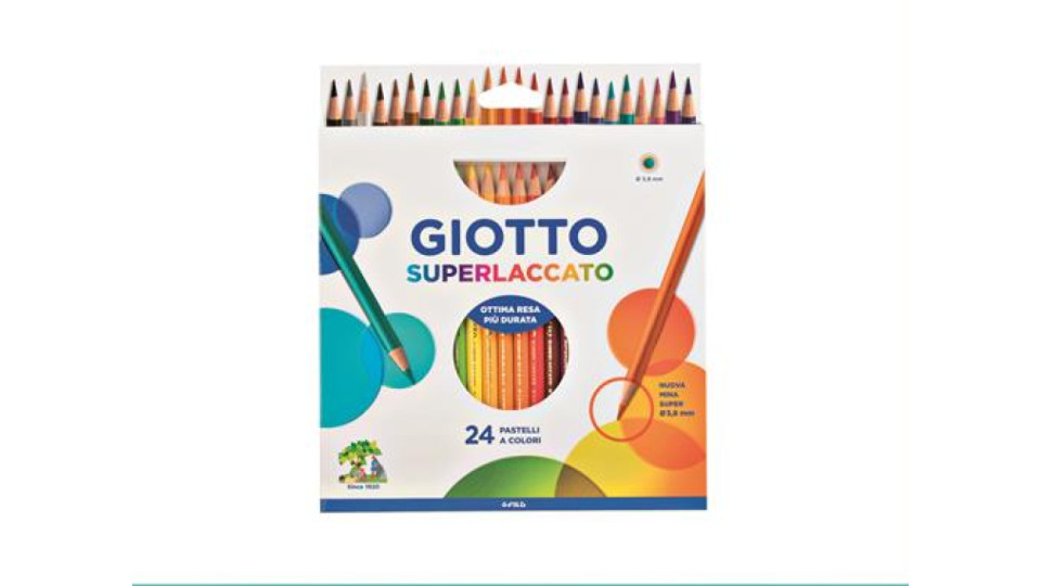 24 PASTELL GIOTTO SUPERLACCATO