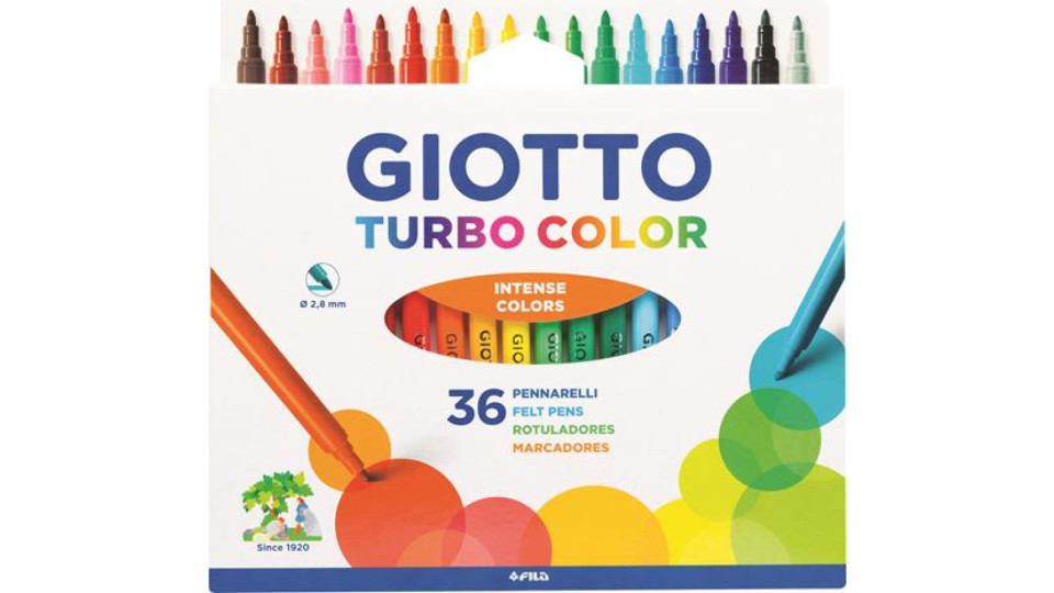 36 PENNARELLI TURBOCOLOR GIOTTO