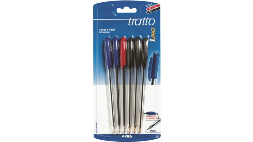 6 PENNE TRATTO 1 ASSORTITE