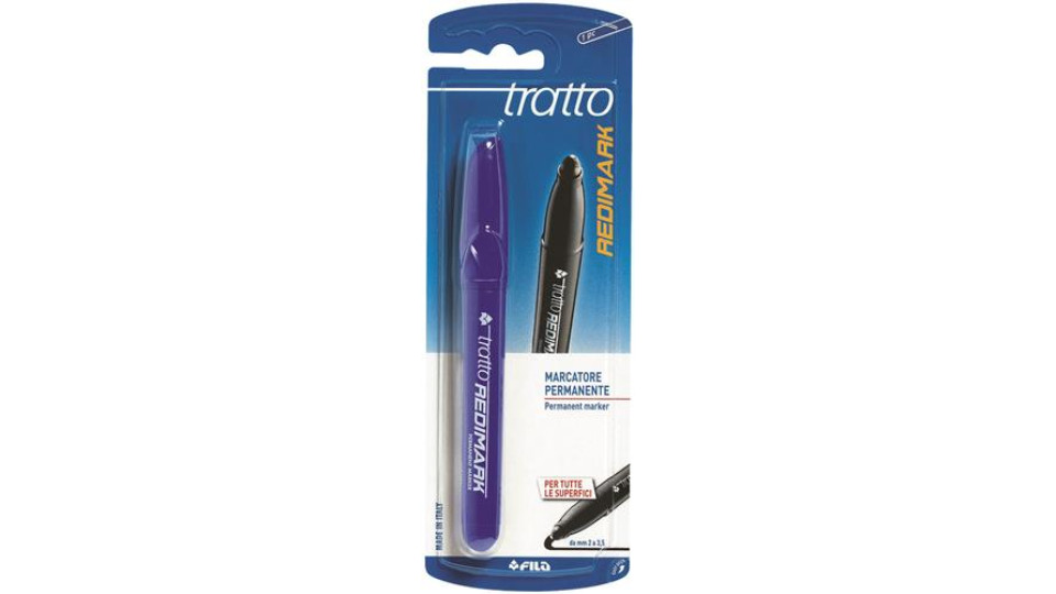 1 TRATTO MARKER PUNTA TONDA BLU