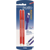 2 TRATTO CANCELLIK ROSSO+GOMMA