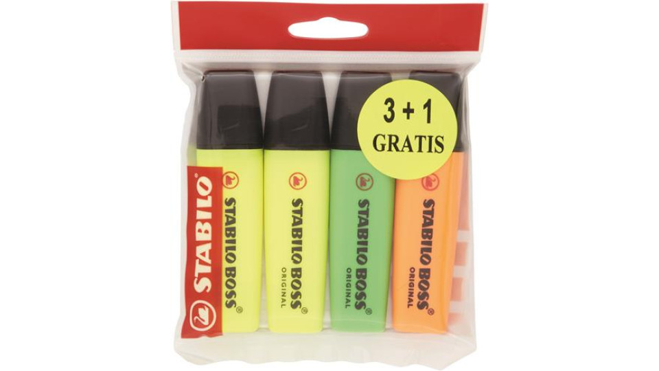 STABILO 3+1EVIDENZIATORI BOSS
