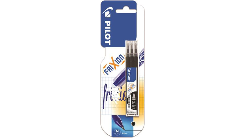 3 REFILL FRIXION NERO