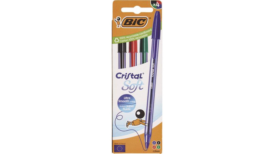 CF 4 PENNA A SFERA CRISTAL SOFT ASSORTITE