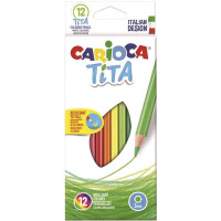 CARIOCA TITA 12 PASTELLI ESAGONALI