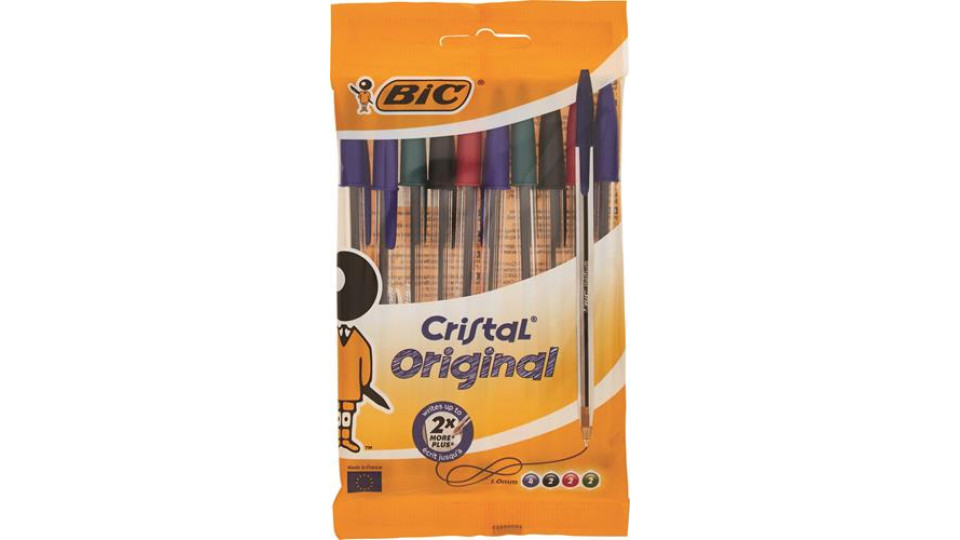 BIC CRISTAL MED POUCH ASSORTITE