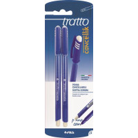 2 TRATTO CANCELLIK BLU+GOMMA