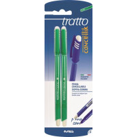 2 TRATTO CANCELLIK VERDE+GOMMA