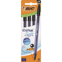 CF 4 PENNA A SFERA CRISTAL SOFT NERO