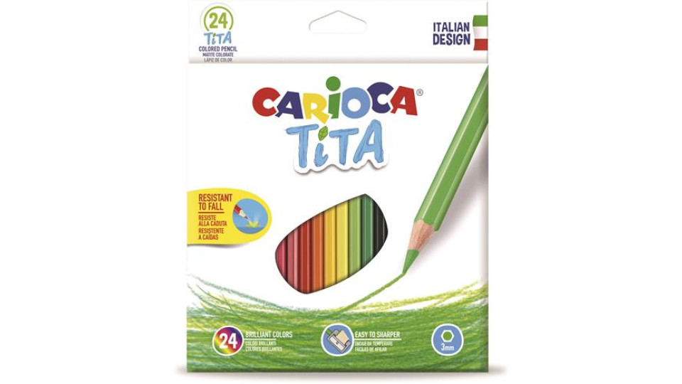 MATITA TITA 24 PASTELLI ESAGONALE