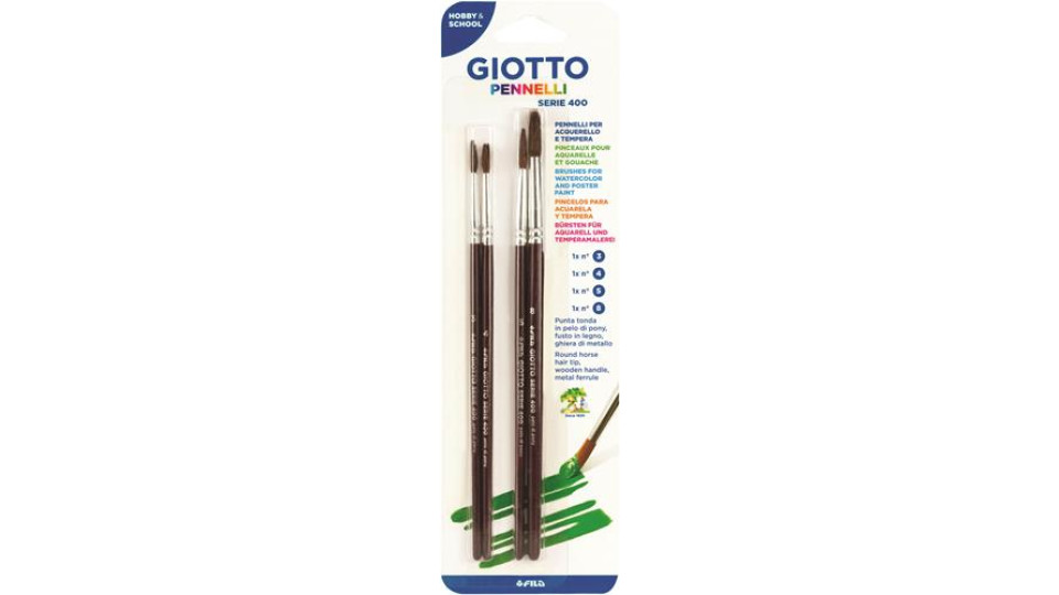 GIOTTO 4 PENNELLI N3.4.5.8