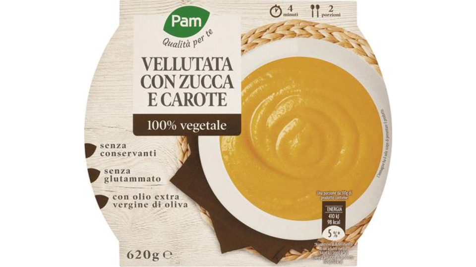 Vellutata Con Zucca E Carote 620 G