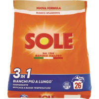 Sole Detersivo Lavatrice Bianco Splendente 41 Lavaggi 1,845 L