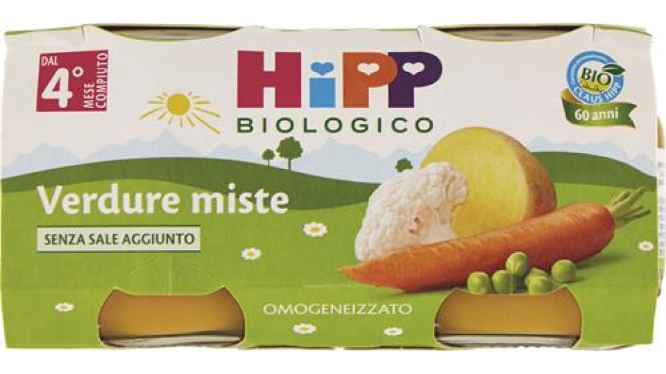 Omogeneizzato di verdure miste