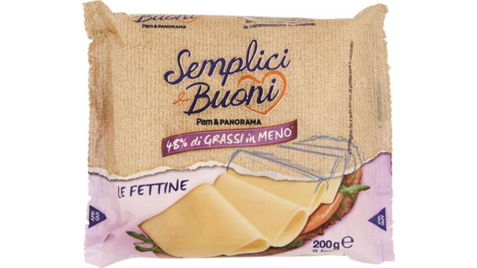 Fettine Formaggio Fuso 8 Pezzi