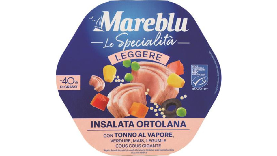 Mareblu Nutrimix Insalata con Tonno Leggera Ortolana