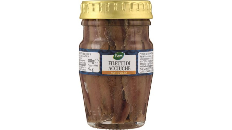 FILETTI DI ACCIUGHE SOTT'OLIO