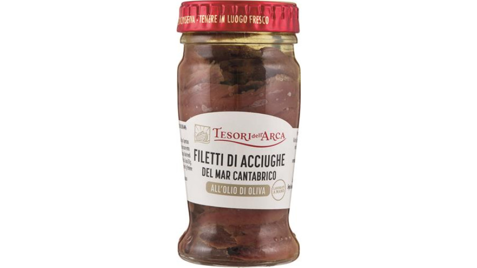 ACCIUGHE DEL MAR CANTABRICO IN OLIO D'OLIVA