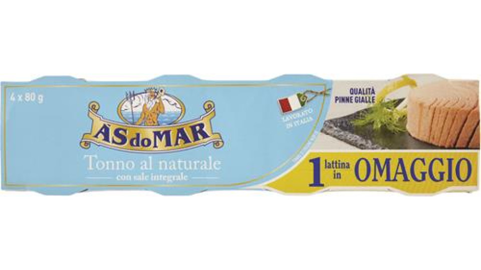 Tonno al Naturale 4 x 80 g