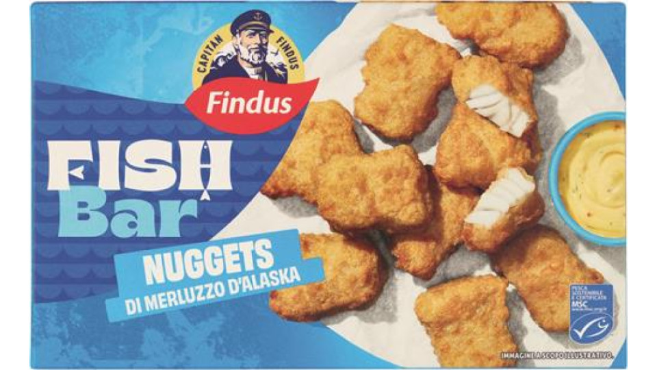 Findus, Capitan nuggets di merluzzo d'Alaska surgelati