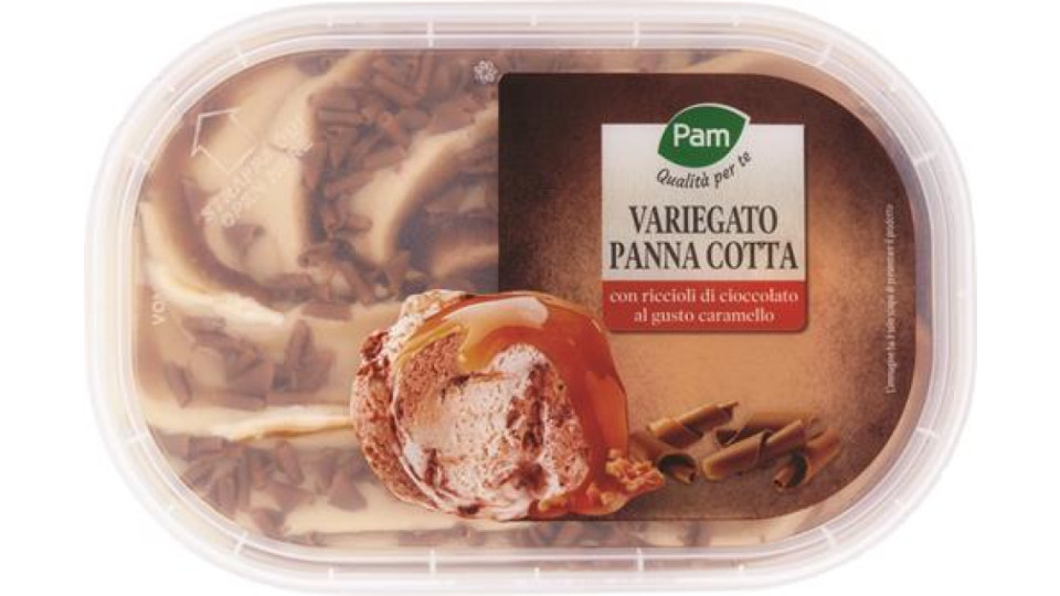 Gelato Variegato Panna Cotta