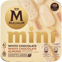 Magnum, Mini White - White almond