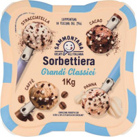 Sorbettiera Panna, Caffè, Stracciatella, Cacao