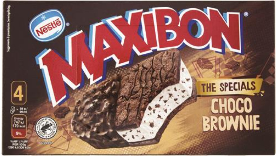 MAXIBON CHOCO BROWNIE X4