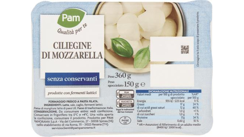 Mozzarella 375 g (125 g x 3)