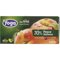 Yoga Succo Optimum Pesca Ml.200 (Confezione da 3)