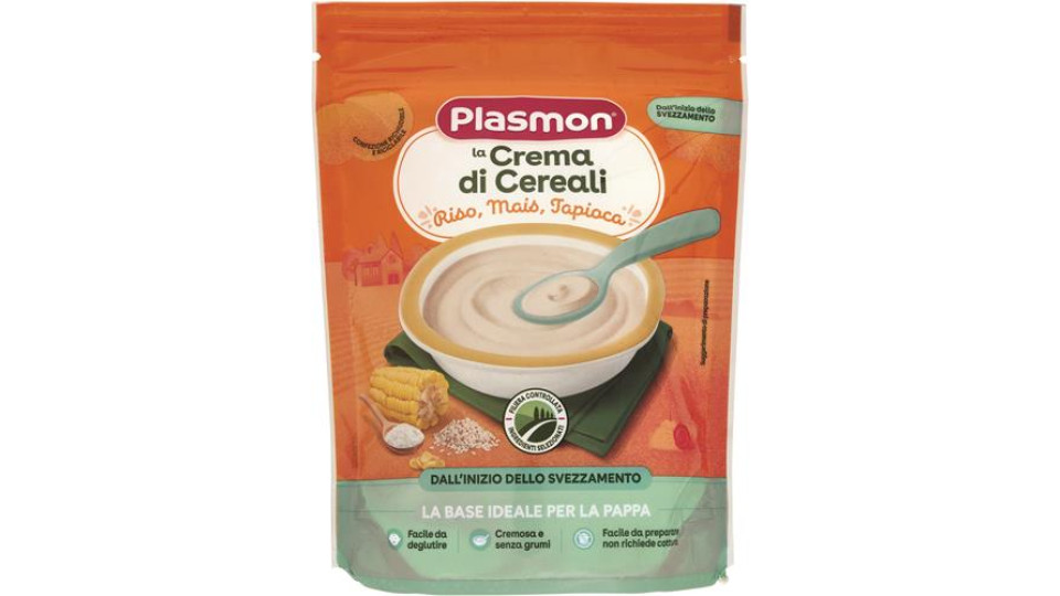 Plasmon crema mais e tapioca