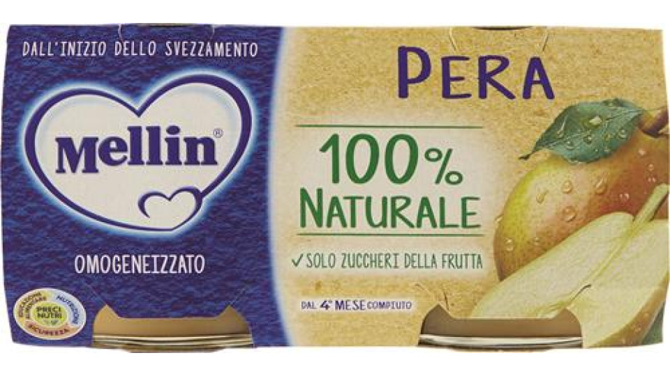 Mellin omogeneizzato pera x2