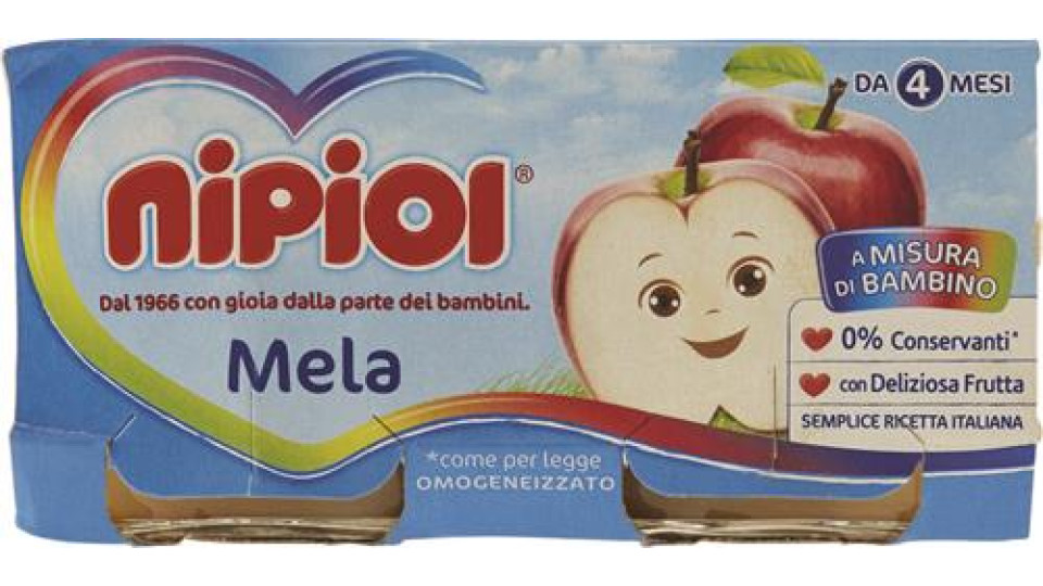 Nipiol, omogeneizzato di mela