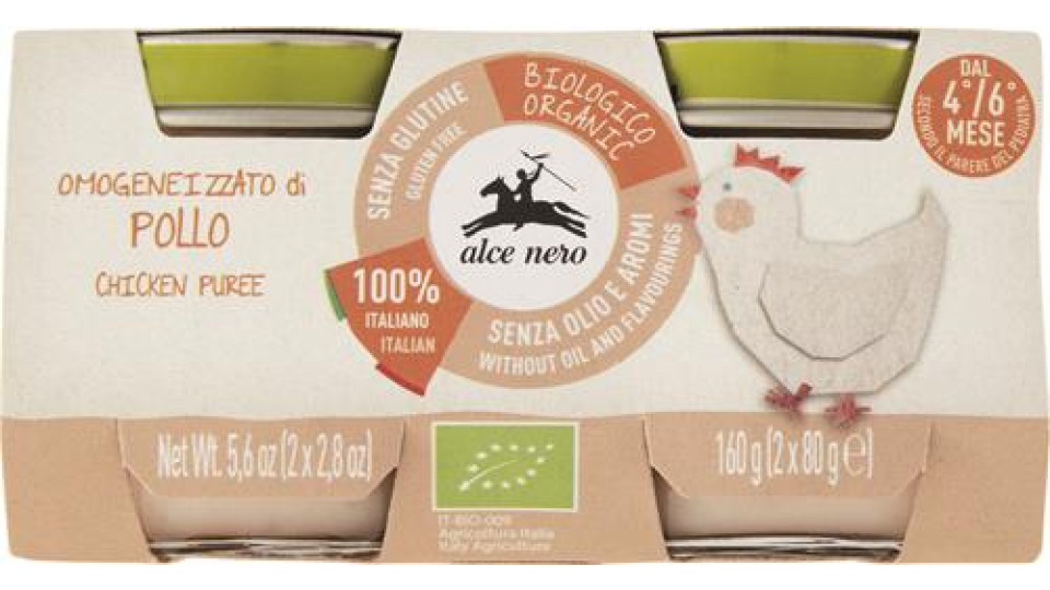 OMOGENEIZZATO POLLO BIO