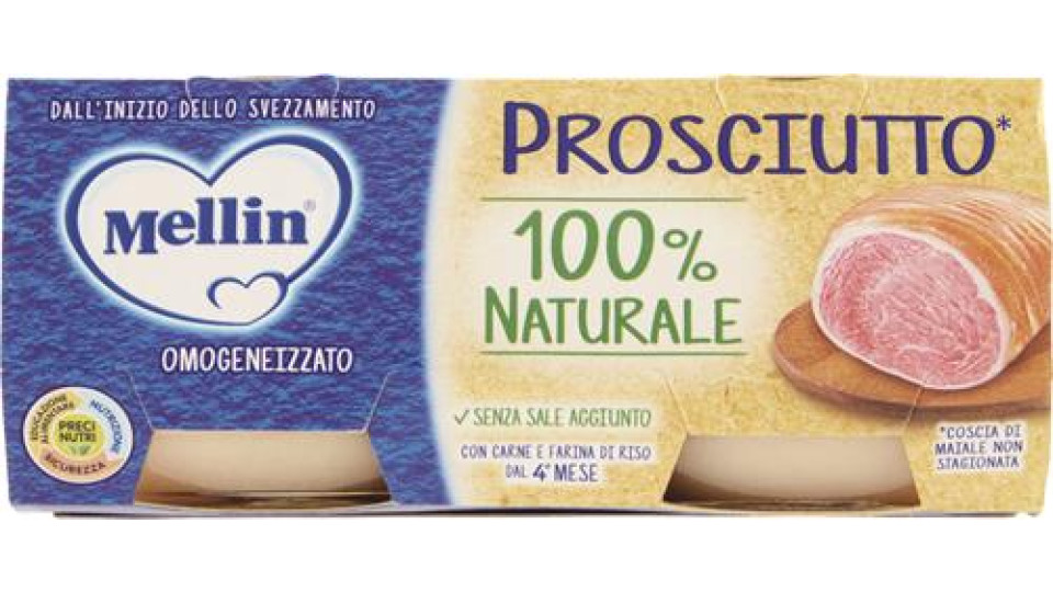 Mellin omogeneizzato prosciutto x2