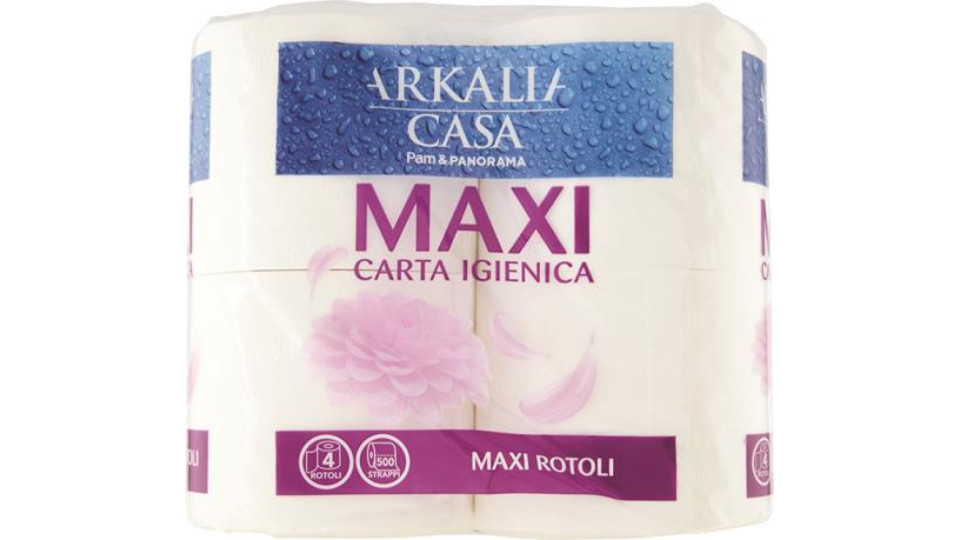 Carta Igienica 2 veli 2000 strappi conf da 4 maxi rotoli U! Confronta & Risparmia