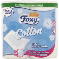 Foxy, Cotton carta igienica 5 veli