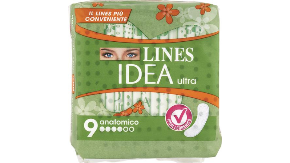 ASSORBENTI ULTRA ANATOMICI - 9 PEZZI