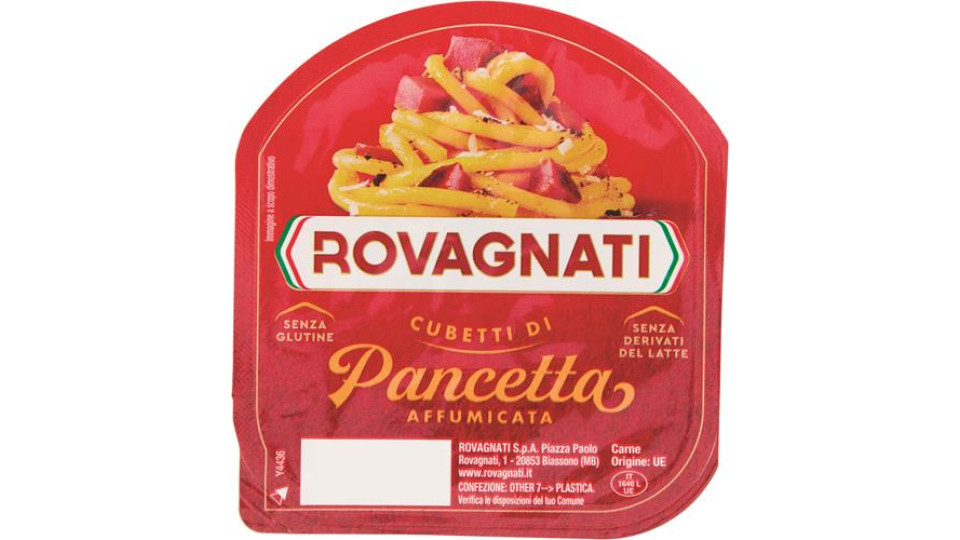 Rovagnati, dadini di pancetta affumicata